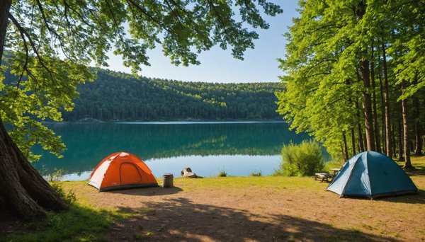 Découvrez le meilleur camping près du lac de sainte-croix